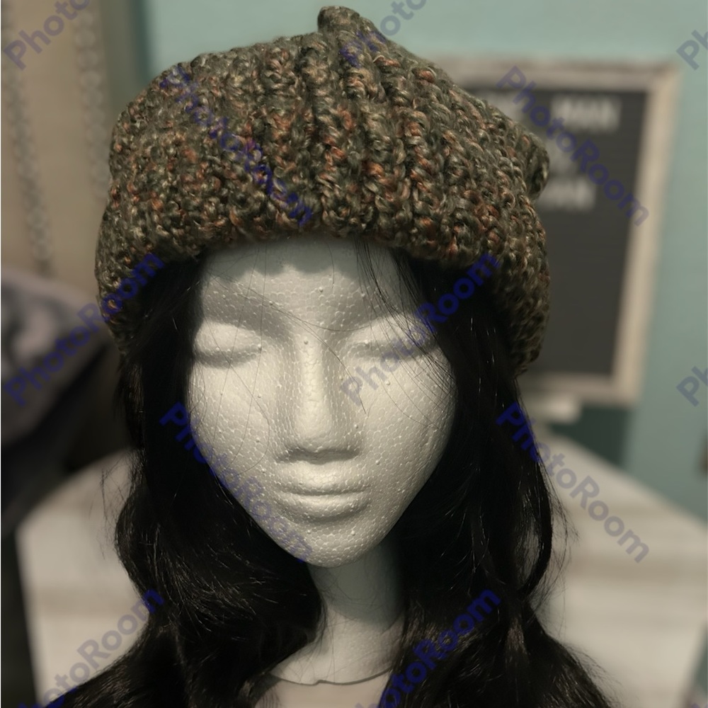 Large Handmade Knitted Hat